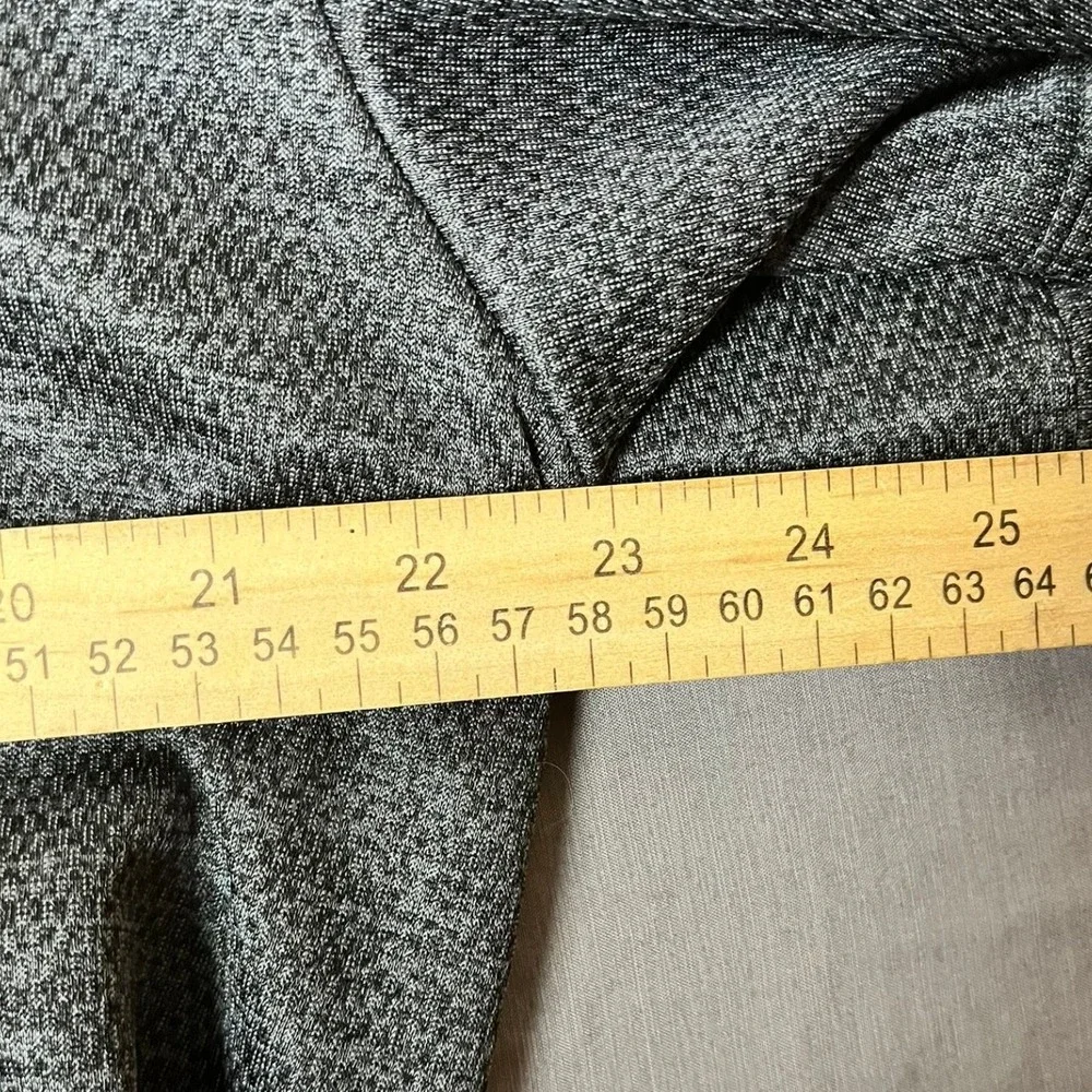 Adidas Hoodie Mens Large Climawarm Gray Full-Zip EUC